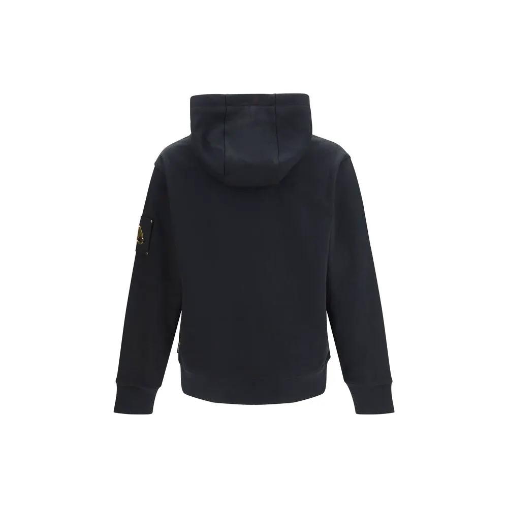 Moose Knuckles Black Cotton Sweatshirt