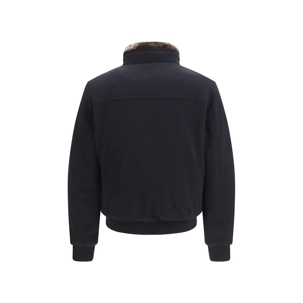MooRER Black Cashmere Bomber