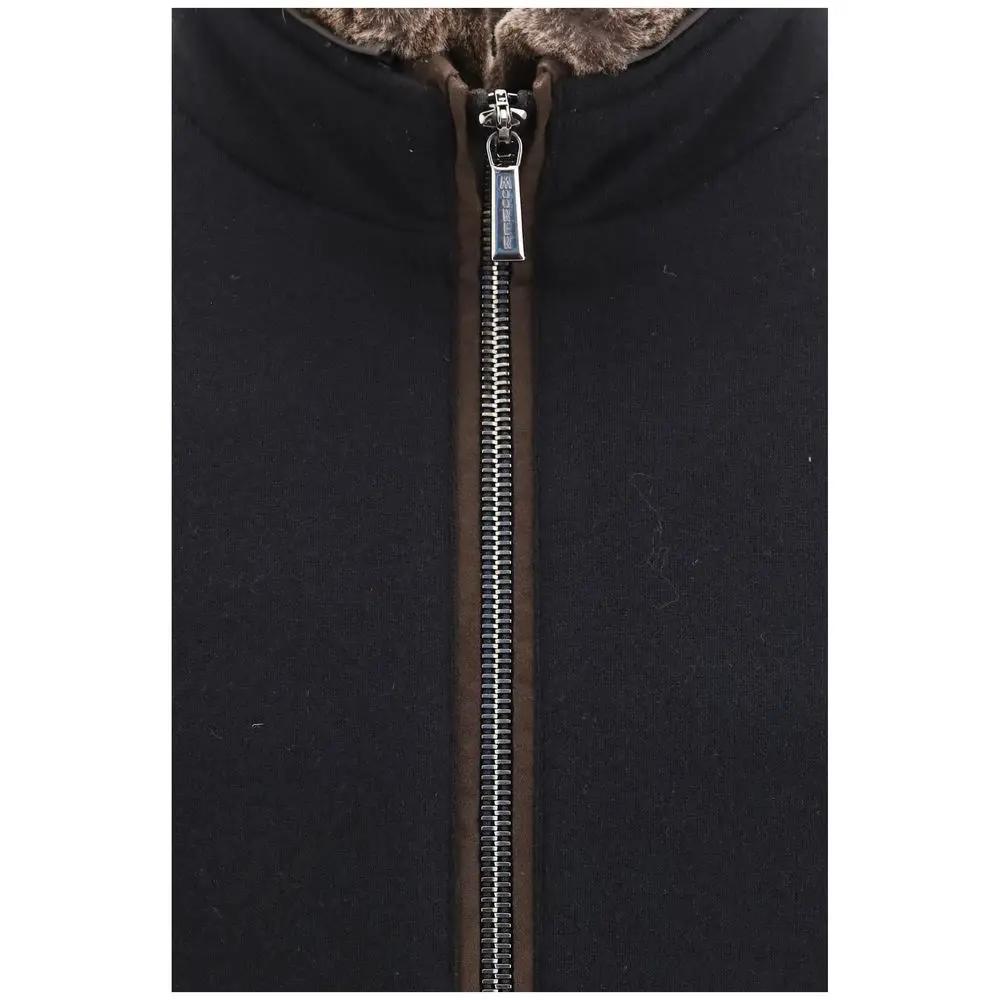 MooRER Black Cashmere Bomber