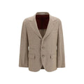 Brunello Cucinelli Beige Cotton Blazer