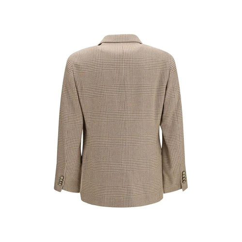 Brunello Cucinelli Blazer en coton beige