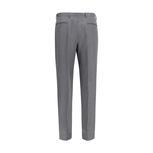 Pantalon décontracté Brioni gris en laine Oves Aries