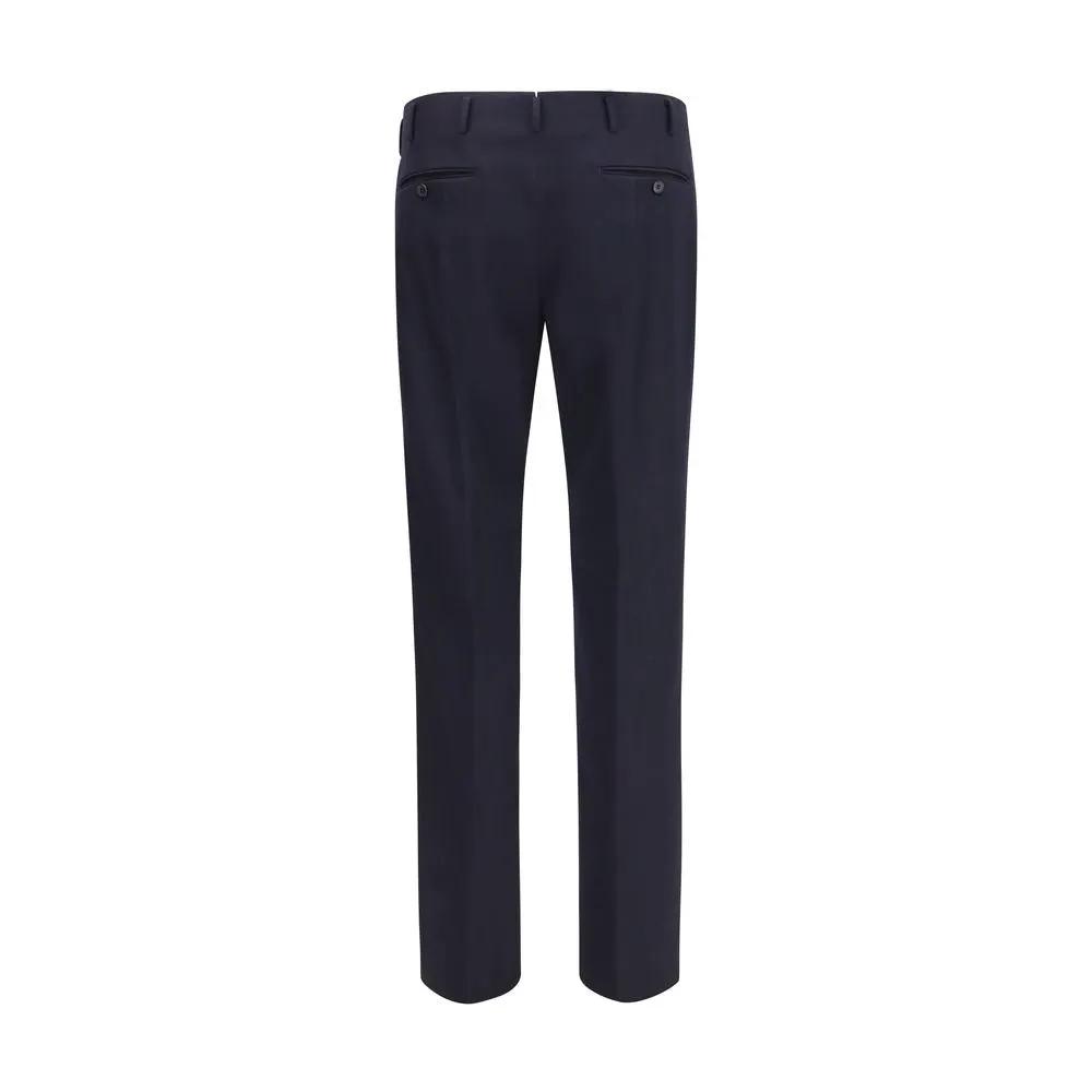 Prada Blue Wool Oves Aries Dress Pants