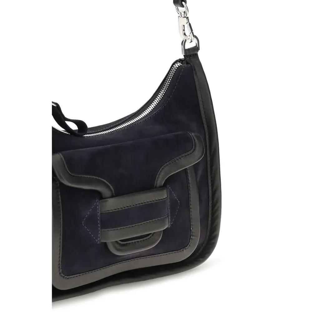 Pierre Hardy Black Calf Leather Bos Taurus Shoulder Bag