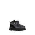 PINKO Black Fabric Ankle Boots