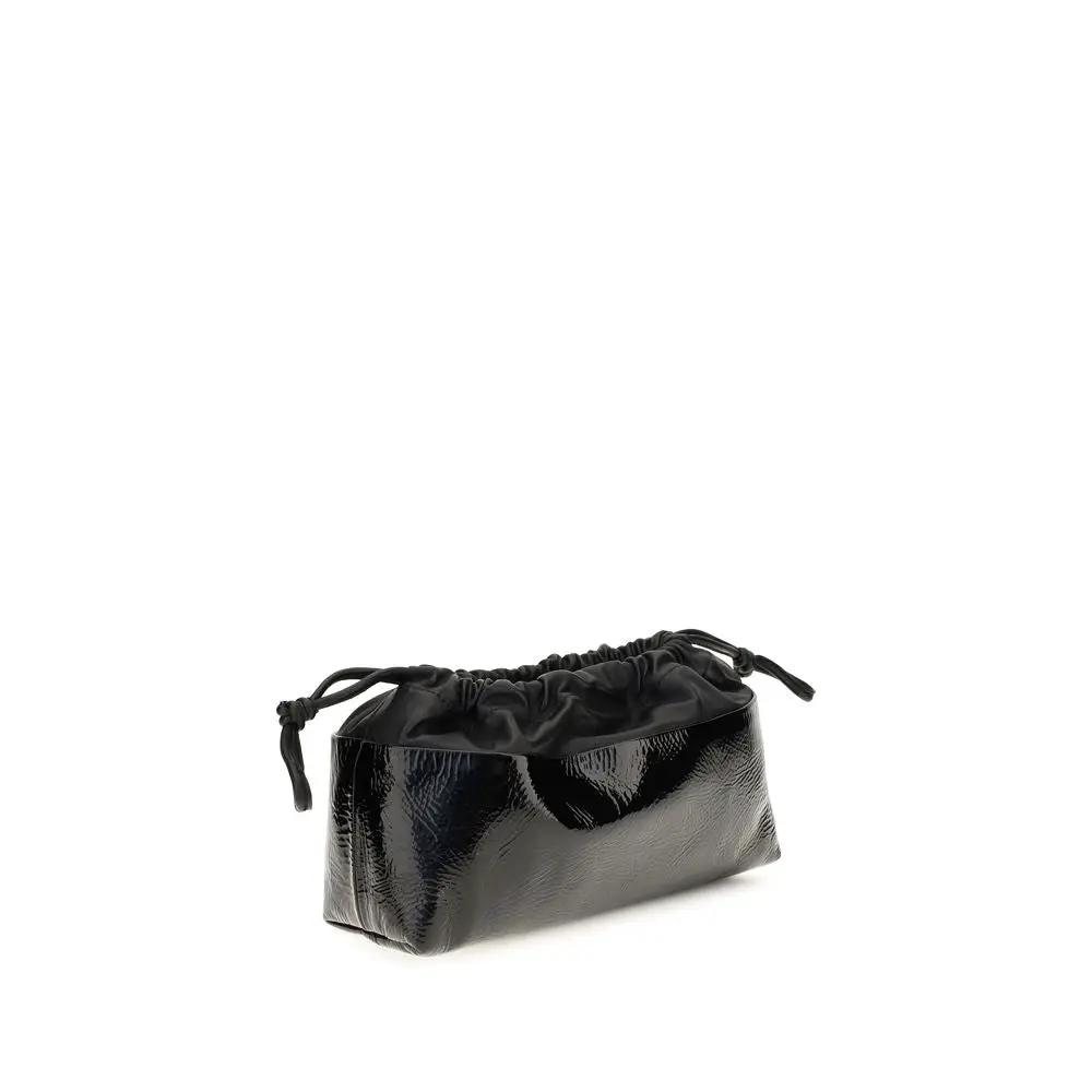 Pierre Hardy Black Calf Leather Bos Taurus Clutch Bag