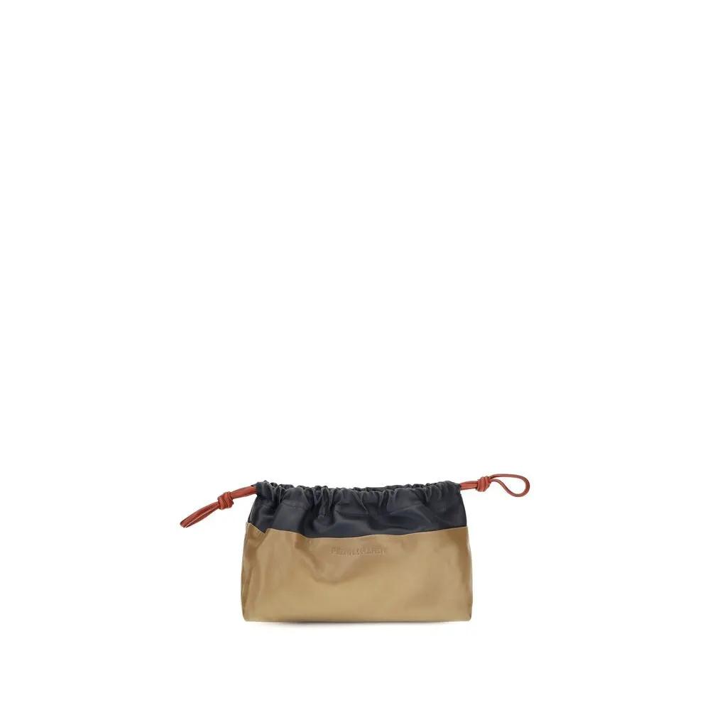 Pierre Hardy Beige Calf Leather Bos Taurus Clutch Bag
