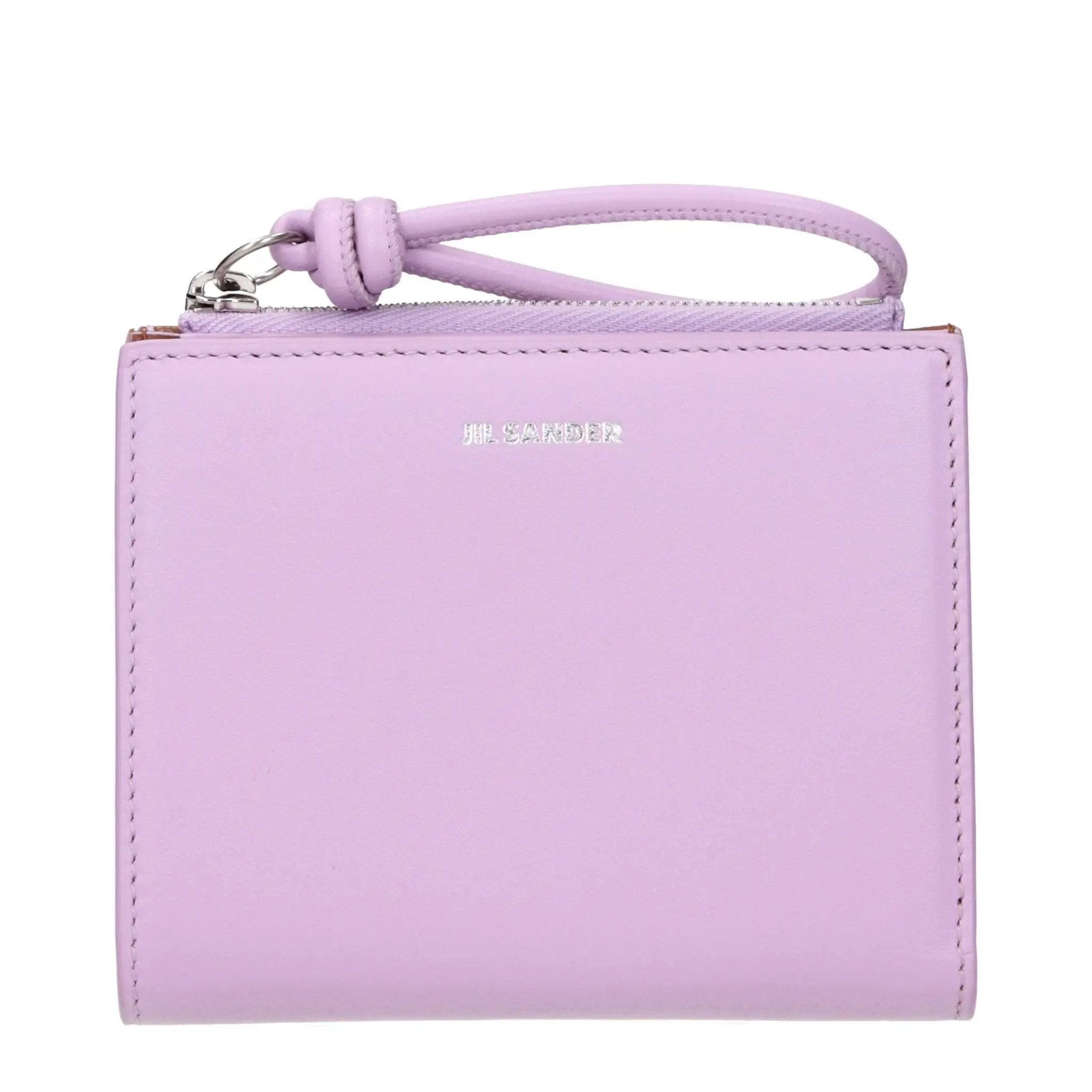 Jil Sander Pink Leather Wallet