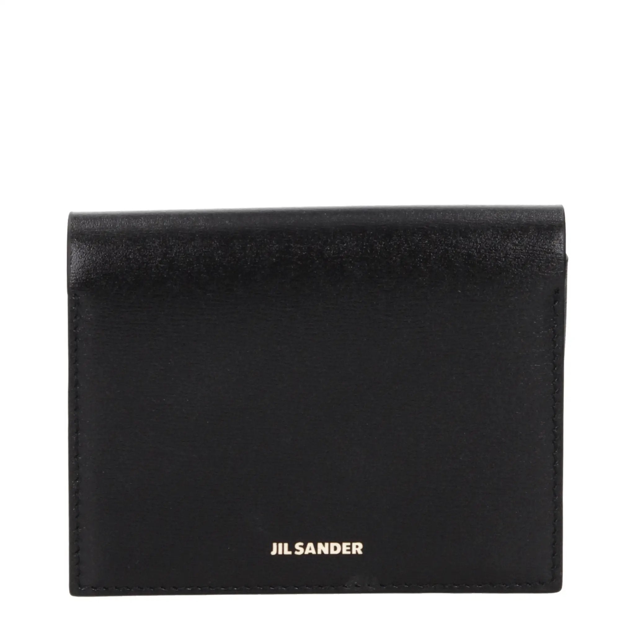 Jil Sander Black Leather Cardholder