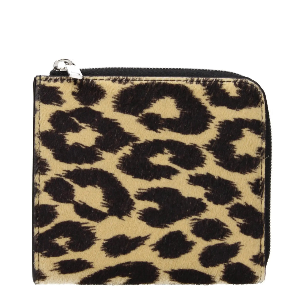 Jil Sander Beige Horsehair Wallet