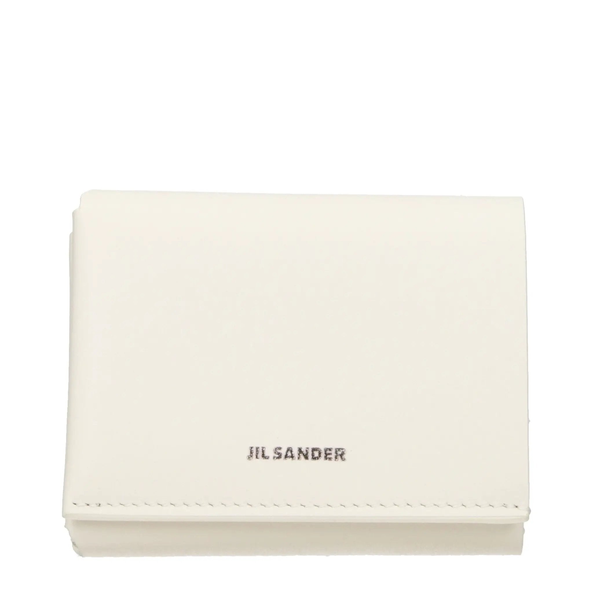 Jil Sander Beige Leather Wallet