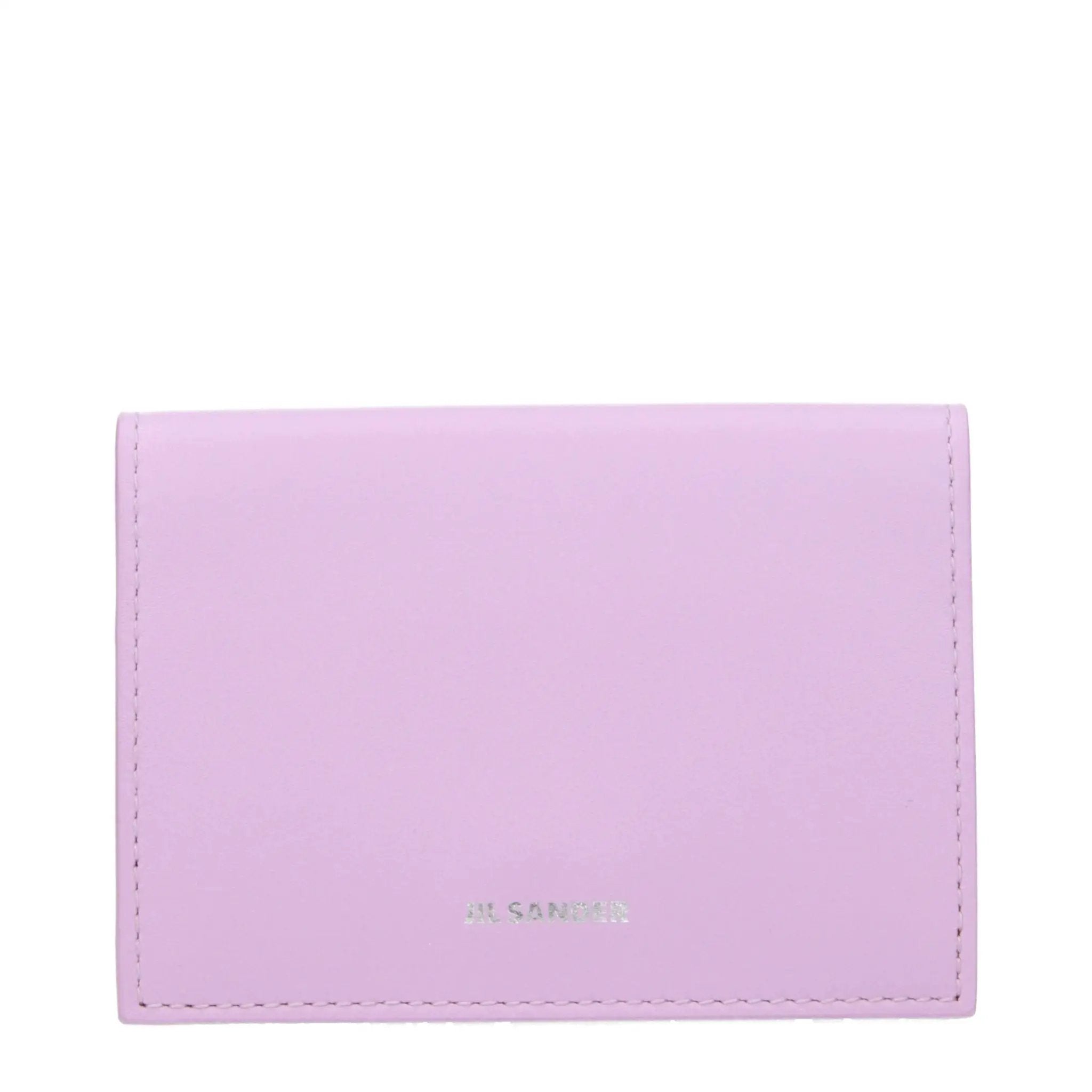 Jil Sander Pink Leather Cardholder