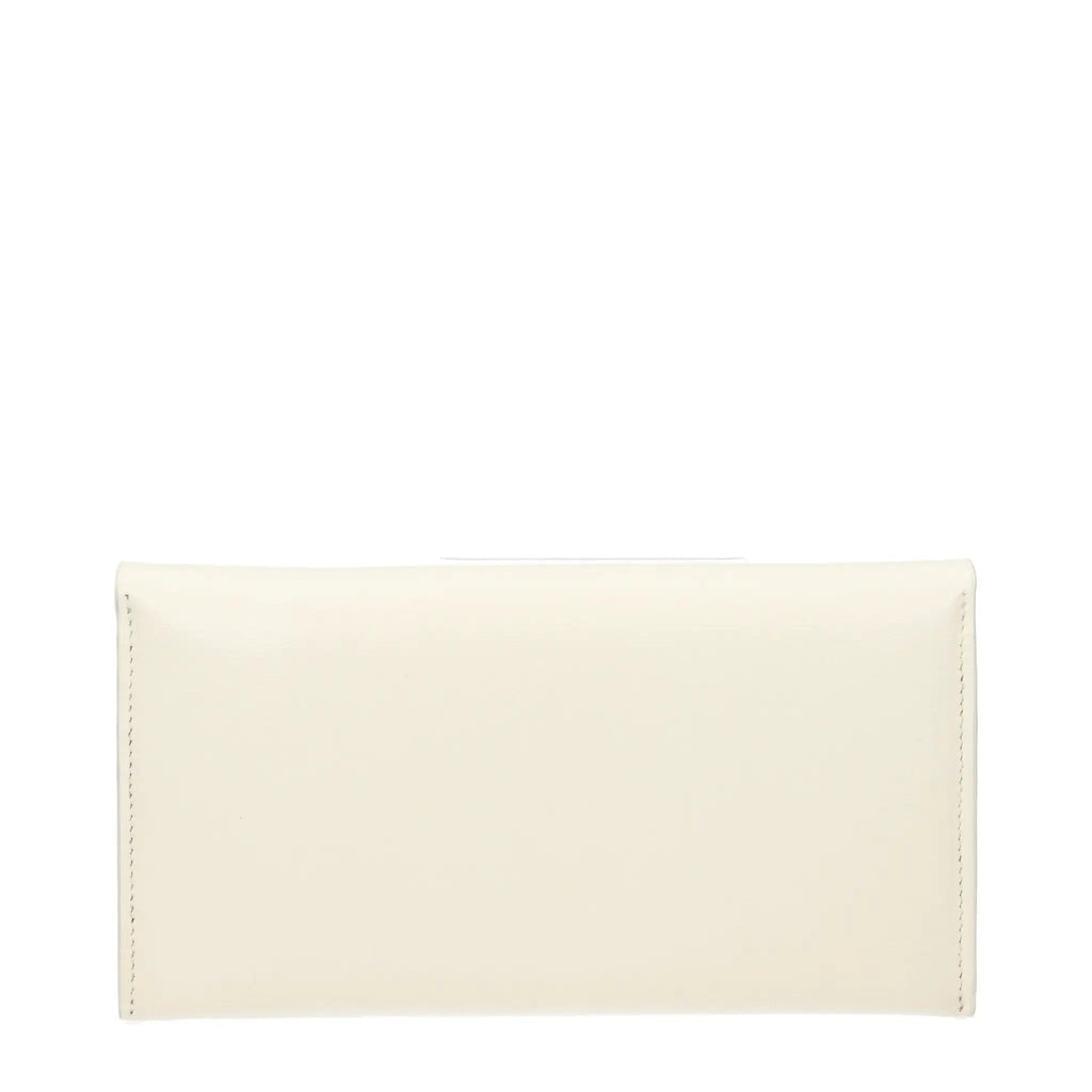 Jil Sander Beige Leather Wallet