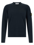 Stone Island Blue Cotton Cardigan
