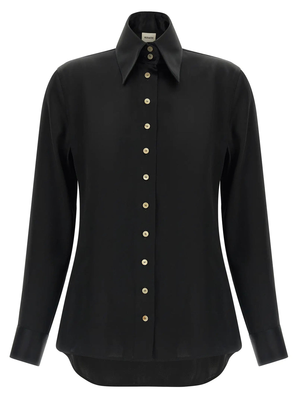 Khaite Black Acetate Blouse
