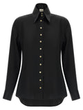 Khaite Black Acetate Blouse