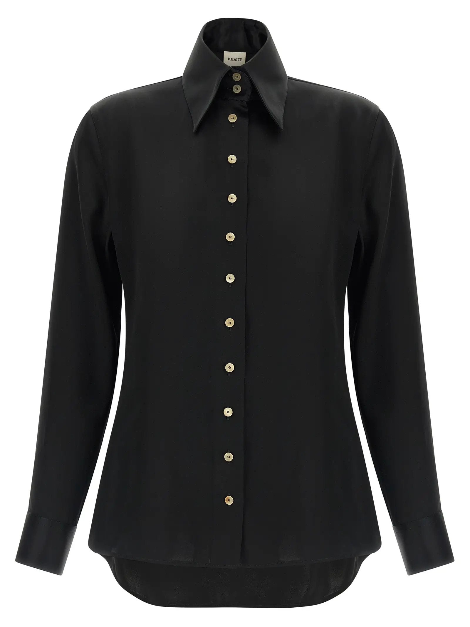 Khaite Black Acetate Blouse