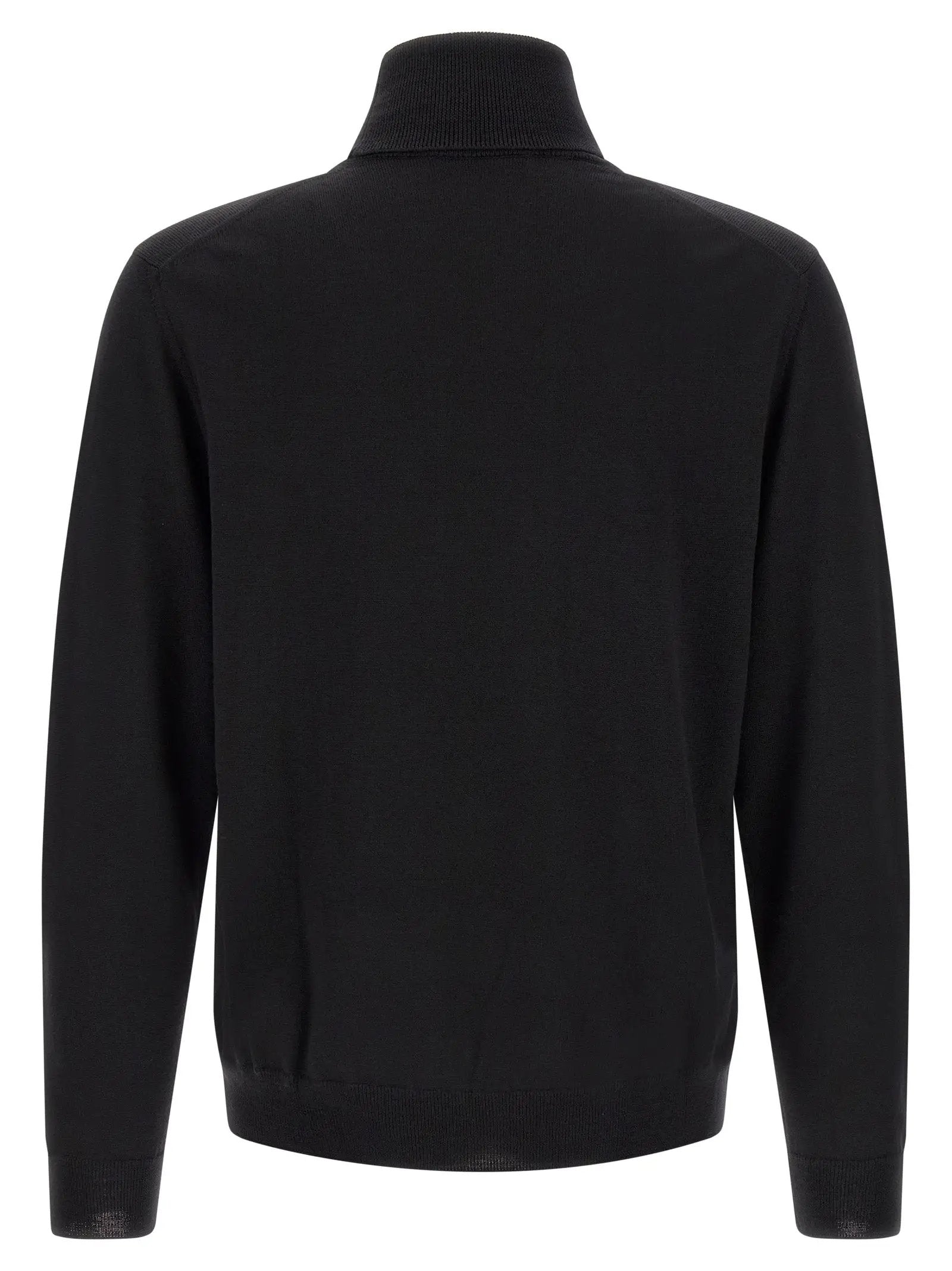 ZANONE Black Virgin Wool Cardigan