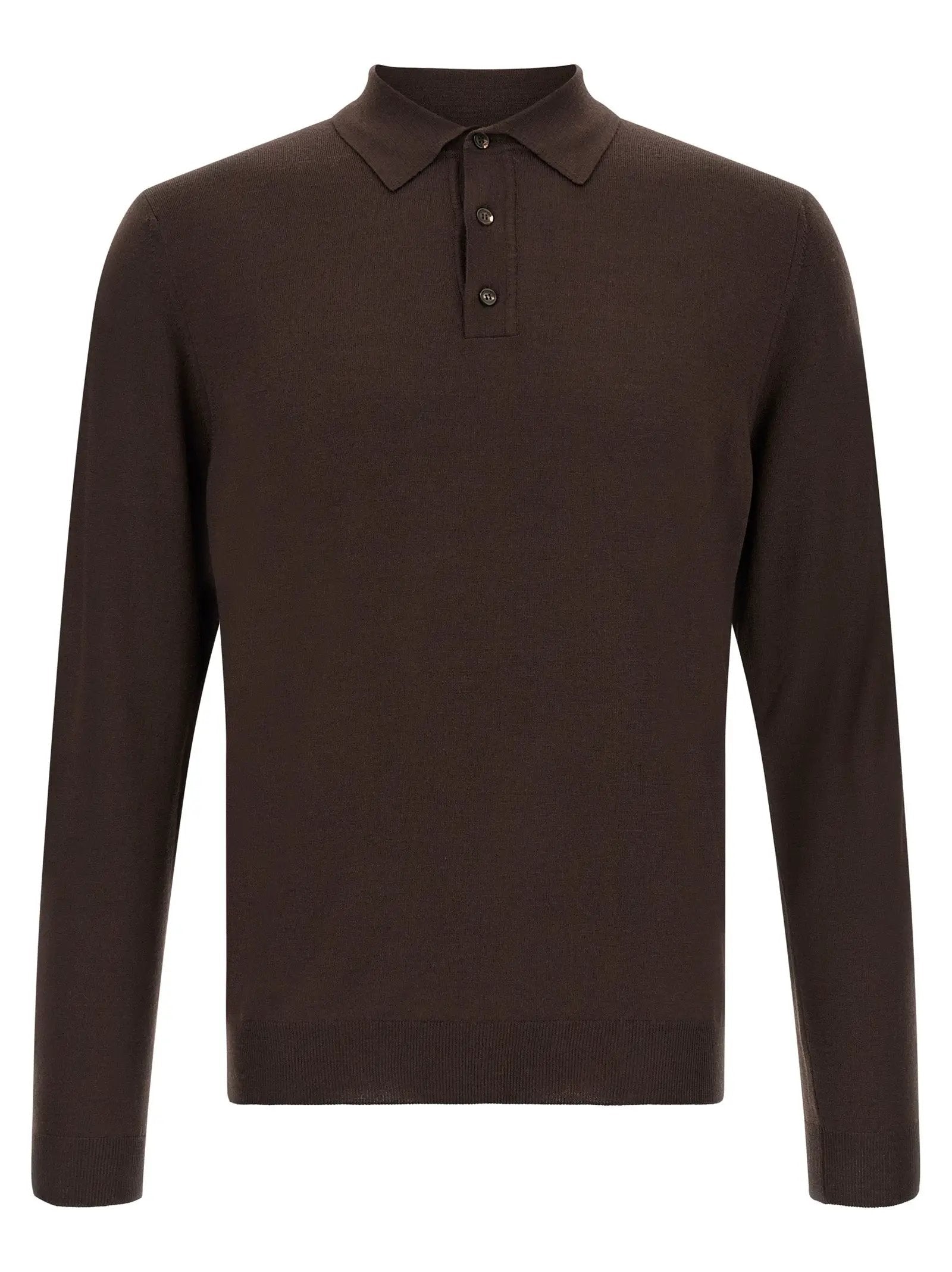ZANONE Brown Virgin Wool Cardigan