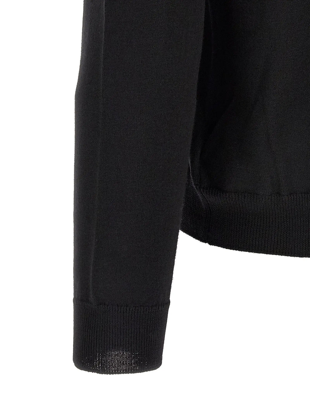 ZANONE Black Virgin Wool Cardigan