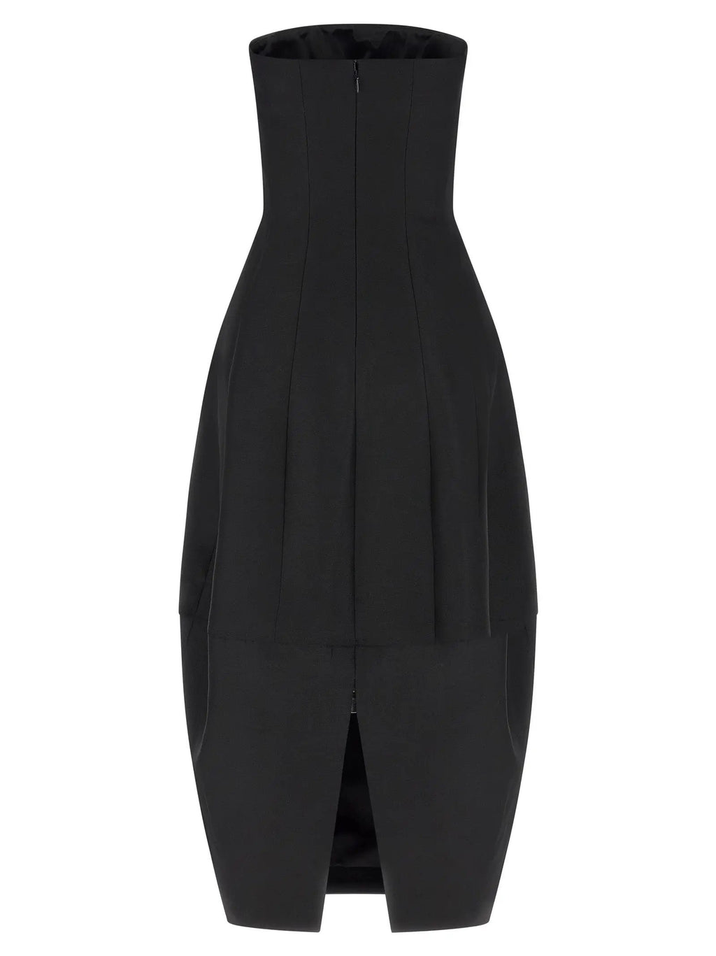 Khaite Black Wool Long Dress