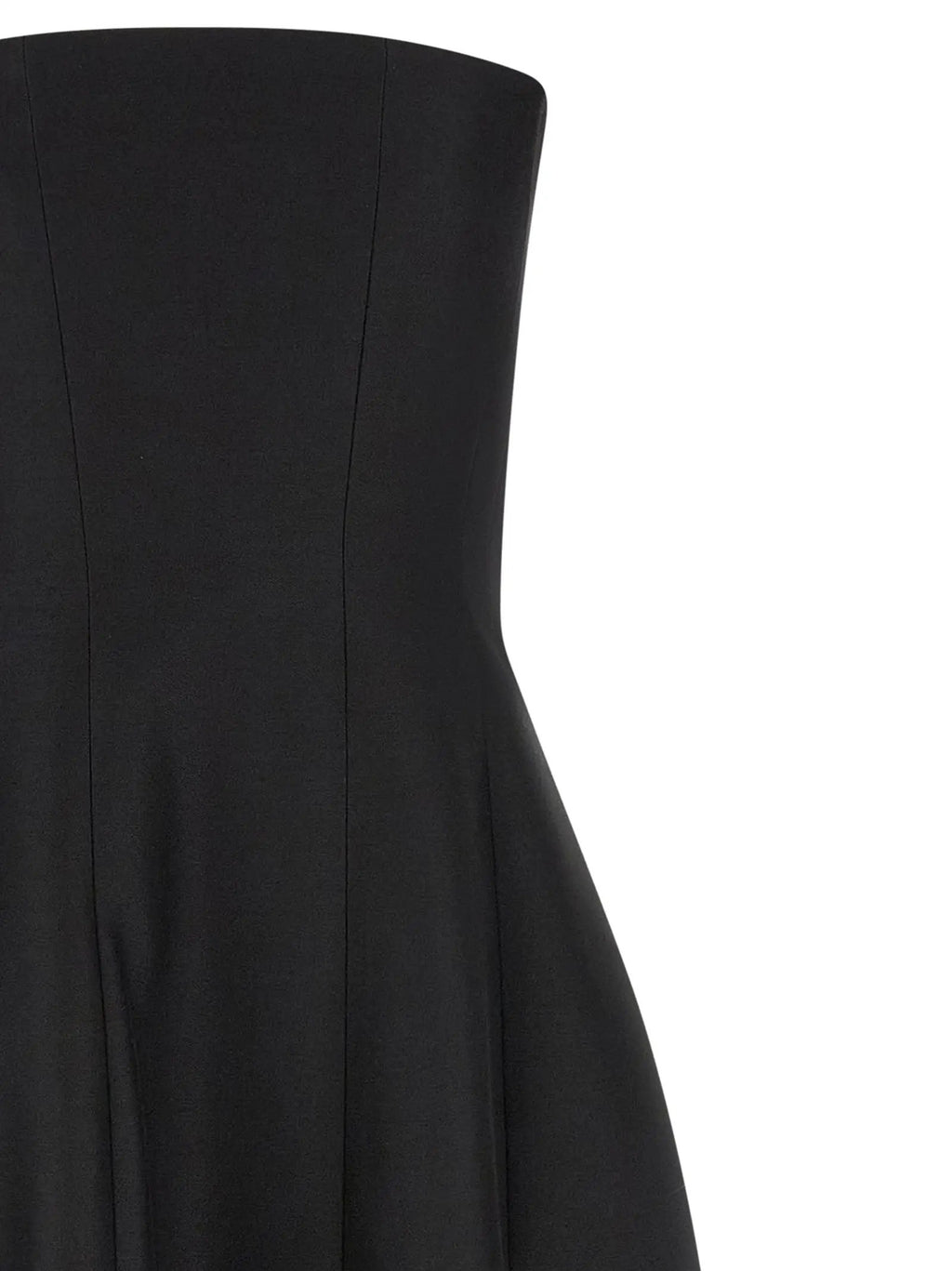 Khaite Black Wool Long Dress