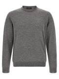 ZANONE Gray Virgin Wool Cardigan