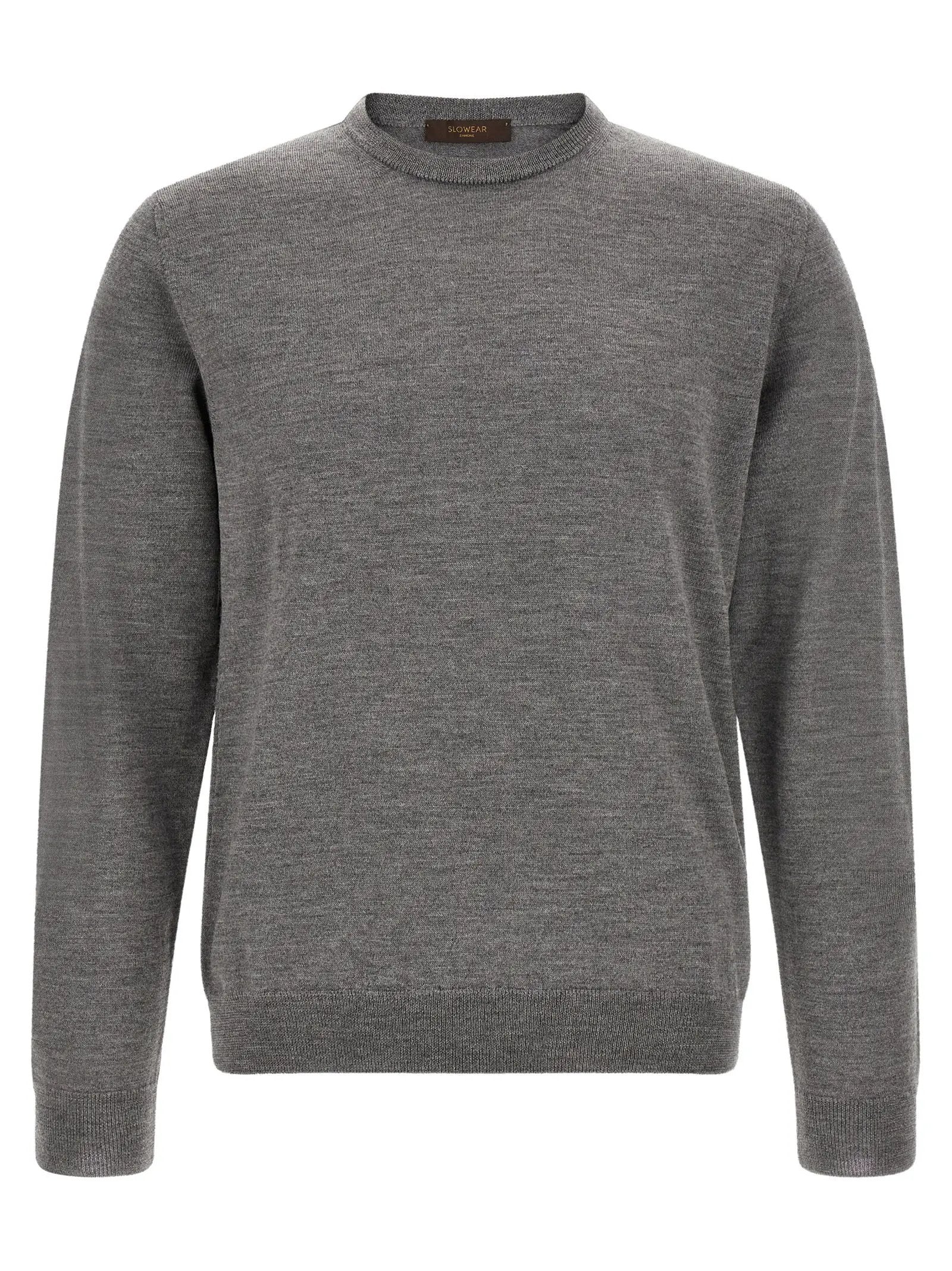 ZANONE Gray Virgin Wool Cardigan