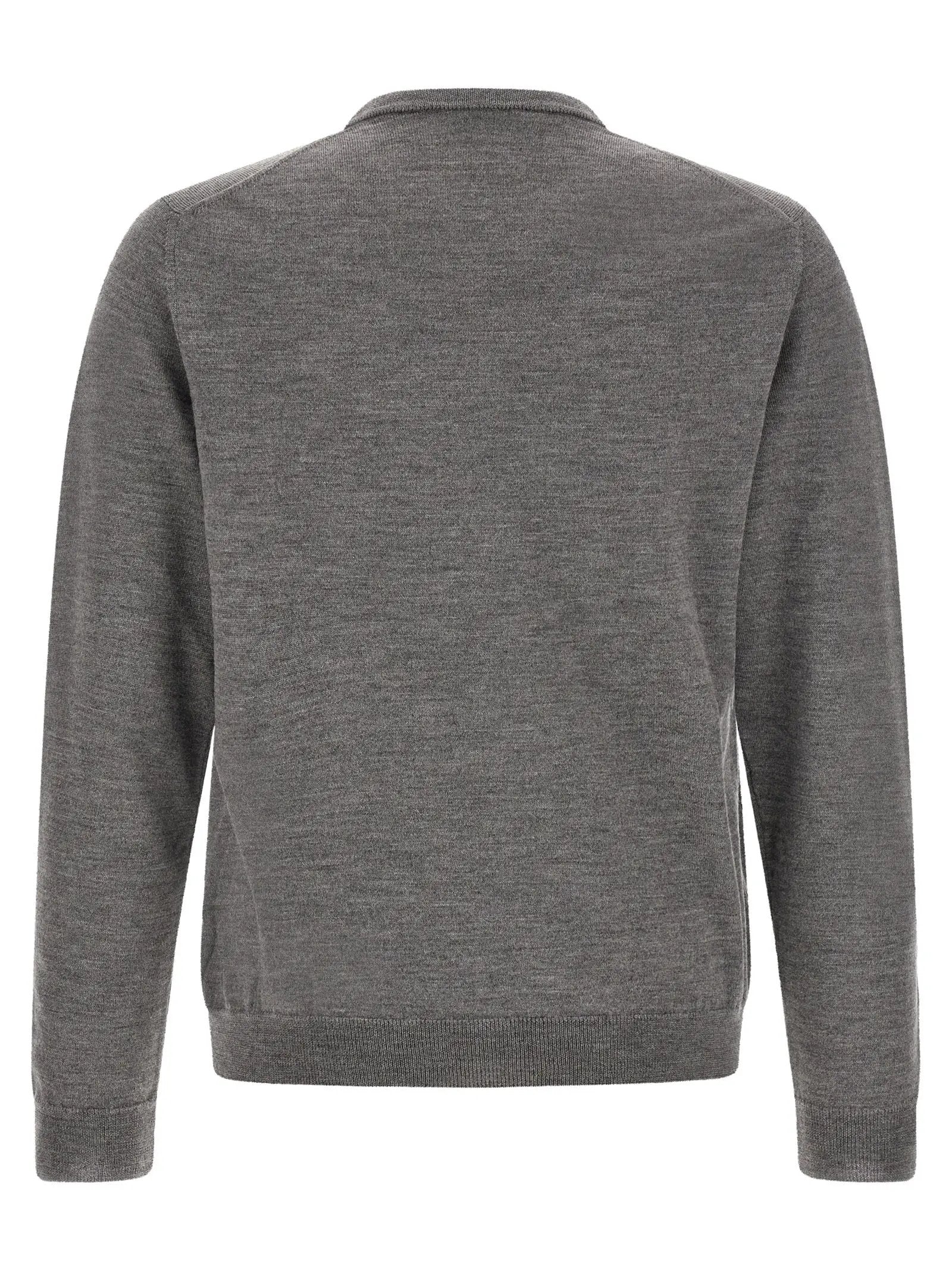 ZANONE Gray Virgin Wool Cardigan