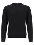 ZANONE Black Virgin Wool Cardigan