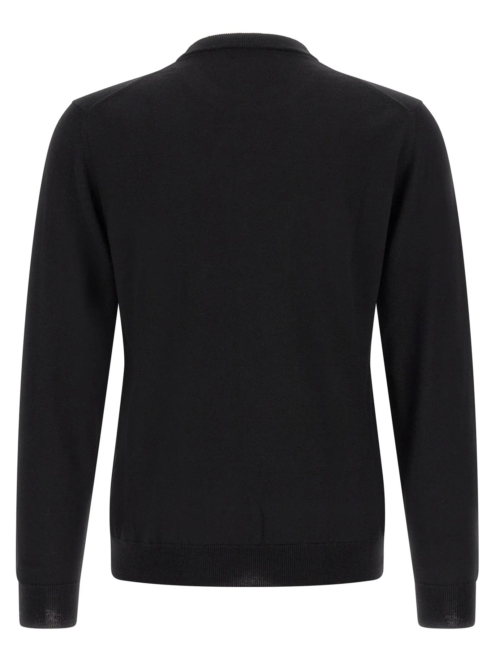 ZANONE Black Virgin Wool Cardigan