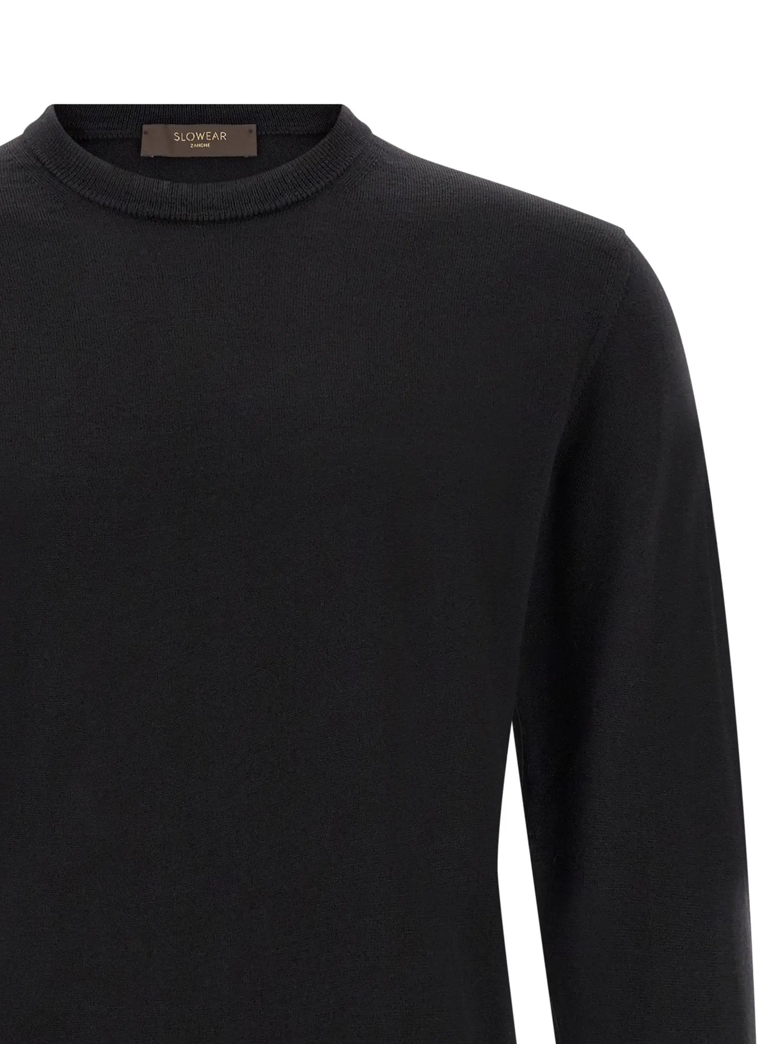 ZANONE Black Virgin Wool Cardigan