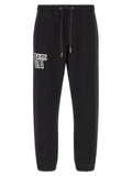 Off-White Black Cotton Joggers (Workout Pants)