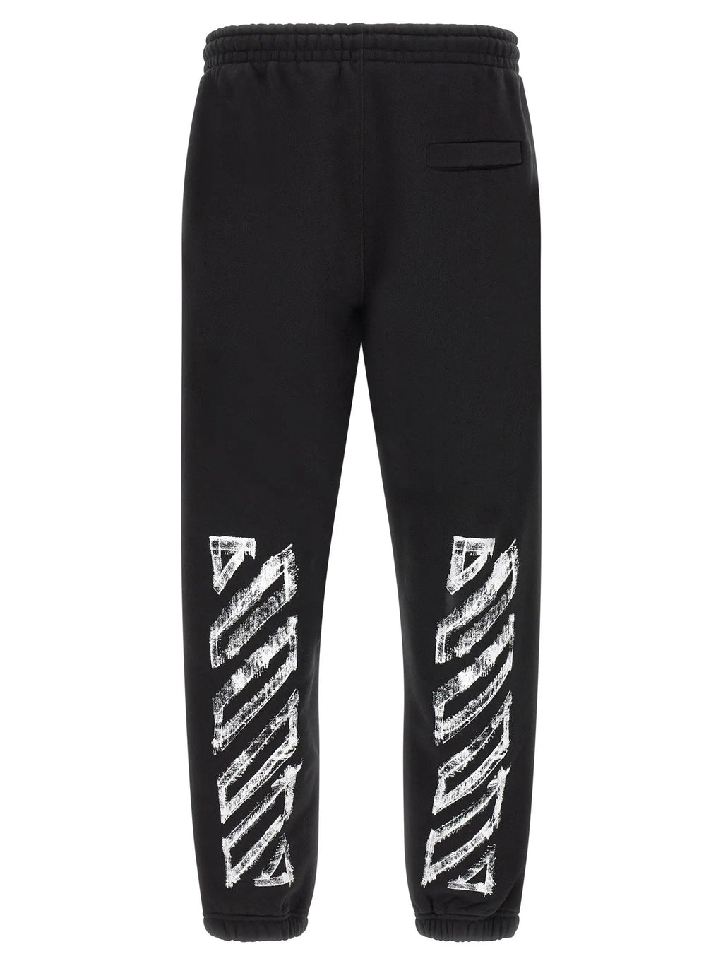 Off-White Black Cotton Joggers (Workout Pants)