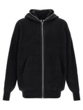 Rick Owens Black Marabou Sweatshirt
