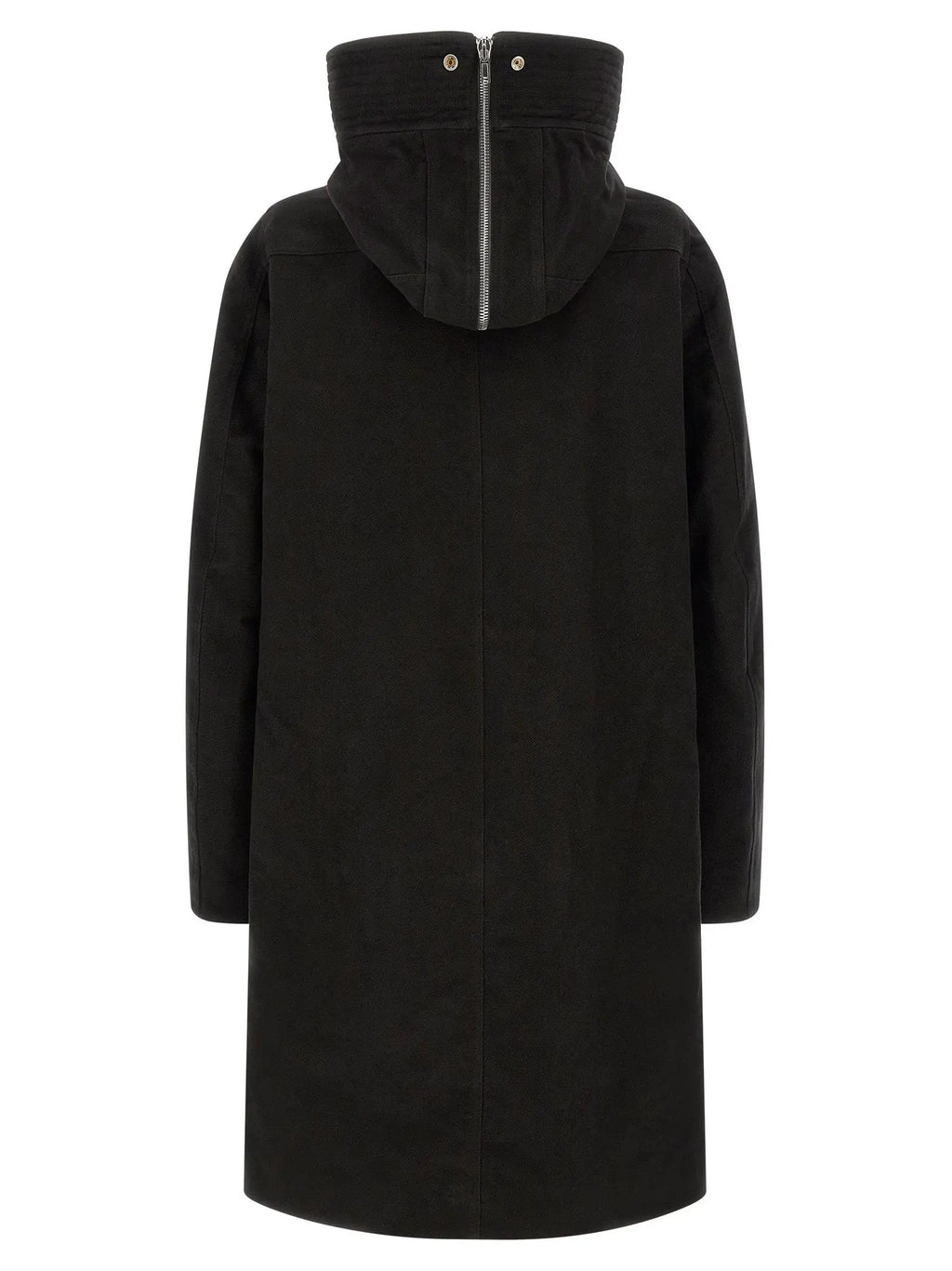 Parka Rick Owens en coton noir