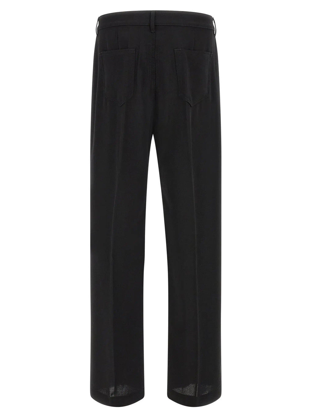 Rick Owens Black Cotton Relaxed Fit Jeans