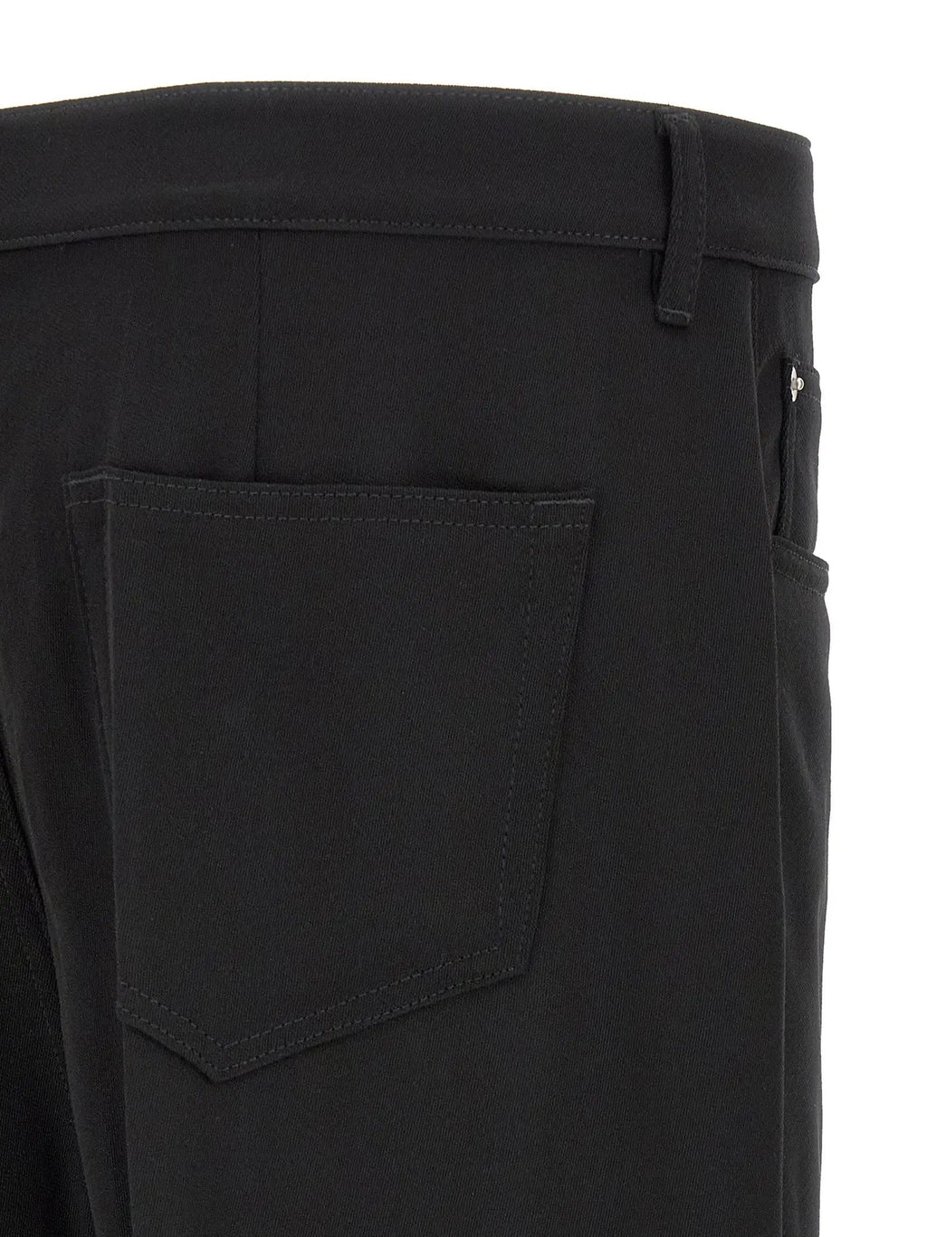 Rick Owens Black Cotton Relaxed Fit Jeans
