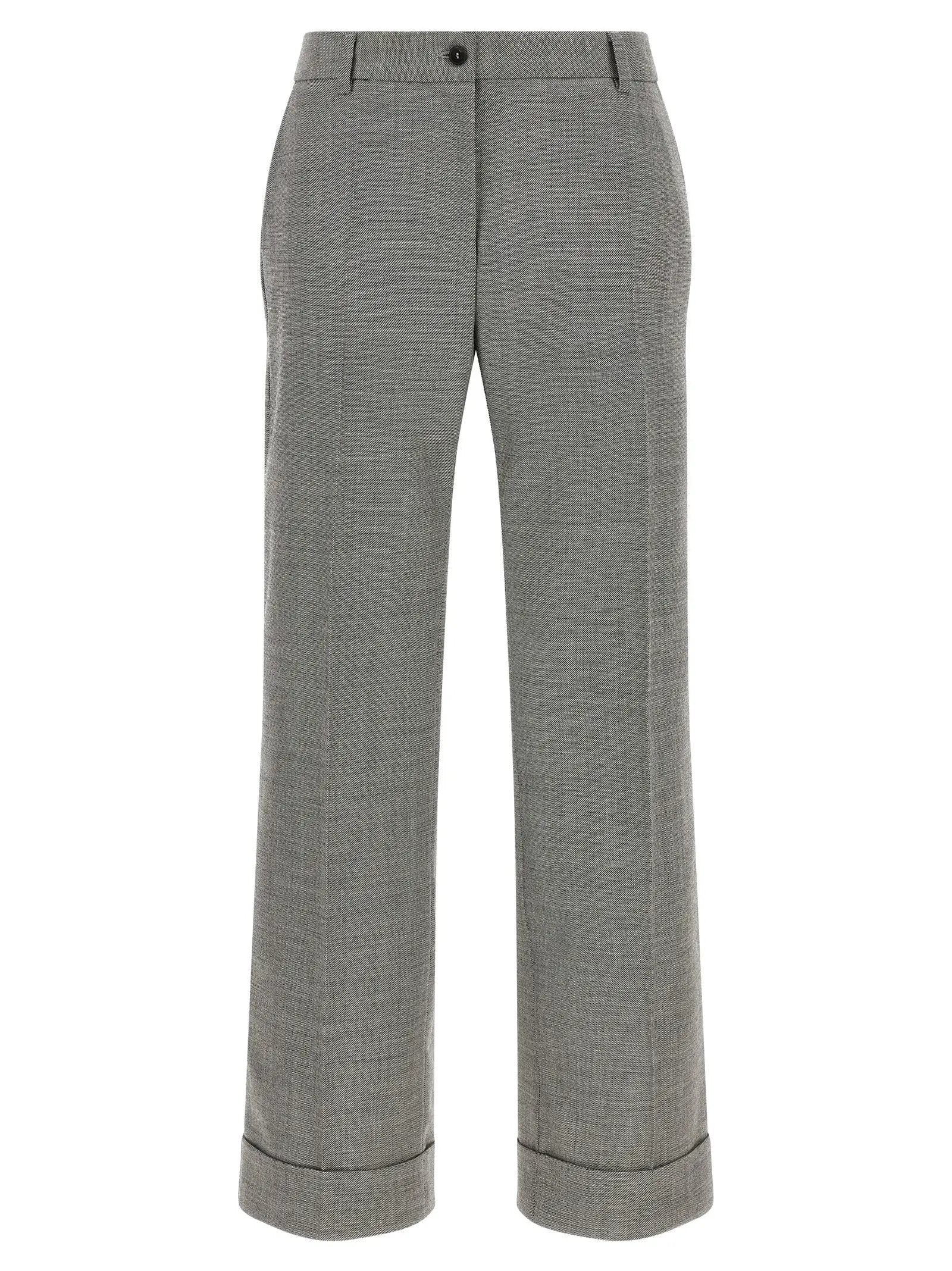 Alberto Biani Alberto Biani Gray Wool Flared Pants