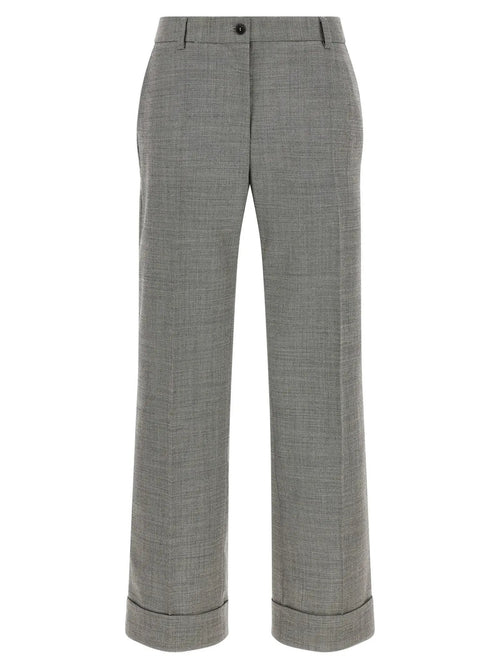 Alberto Biani Alberto Biani Gray Wool Flared Pants