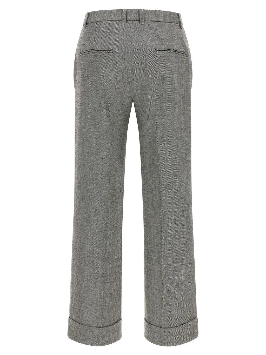 Alberto Biani Alberto Biani Gray Wool Flared Pants