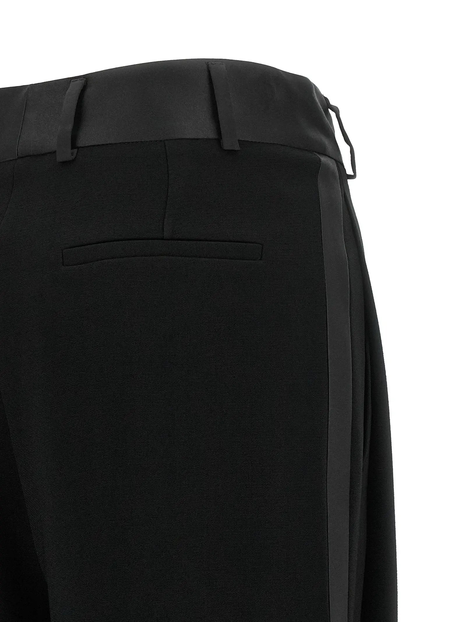 Alberto Biani Alberto Biani Black Triacetate Dress Pants