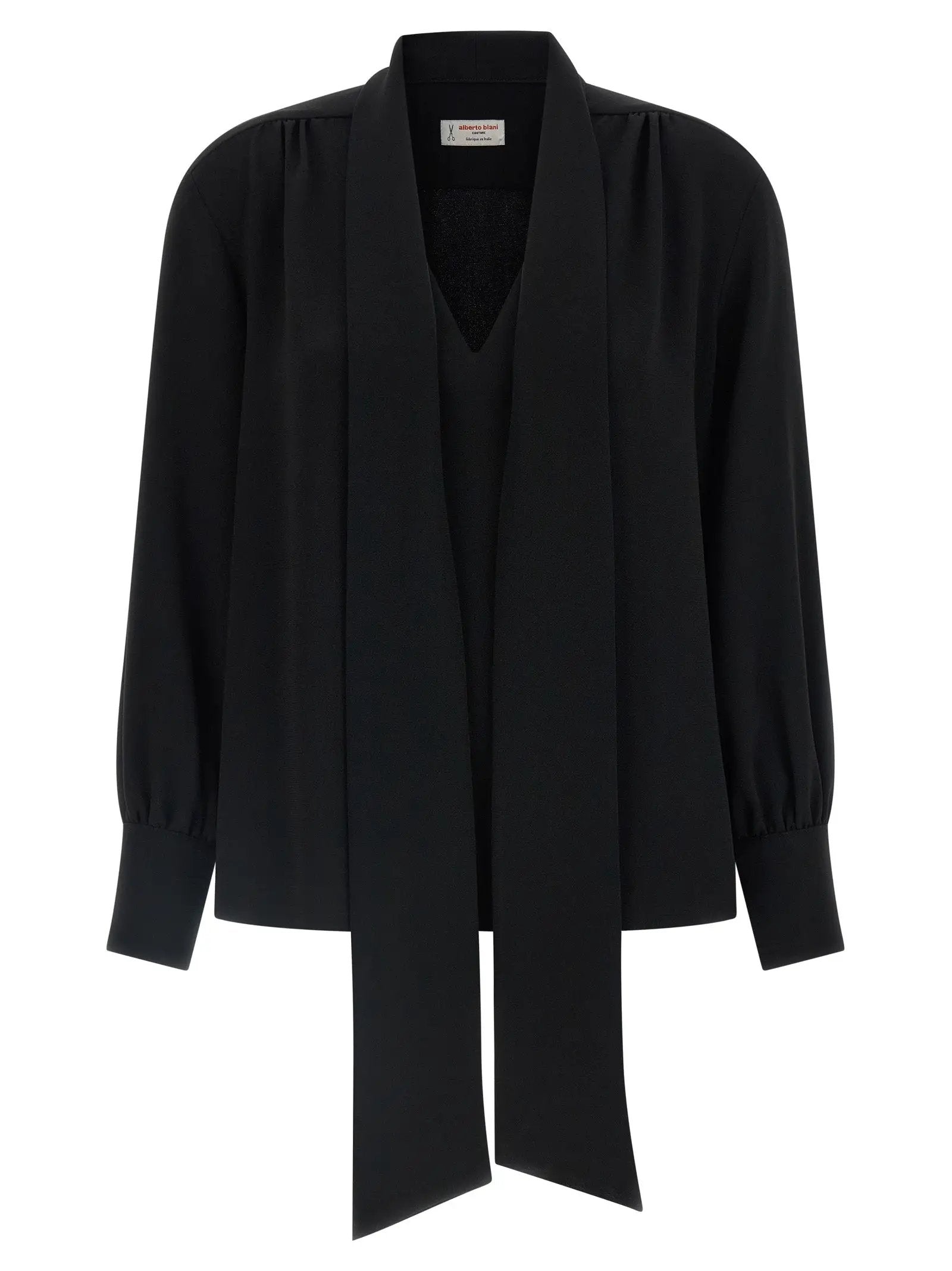 Alberto Biani Alberto Biani Black Triacetate Blouse