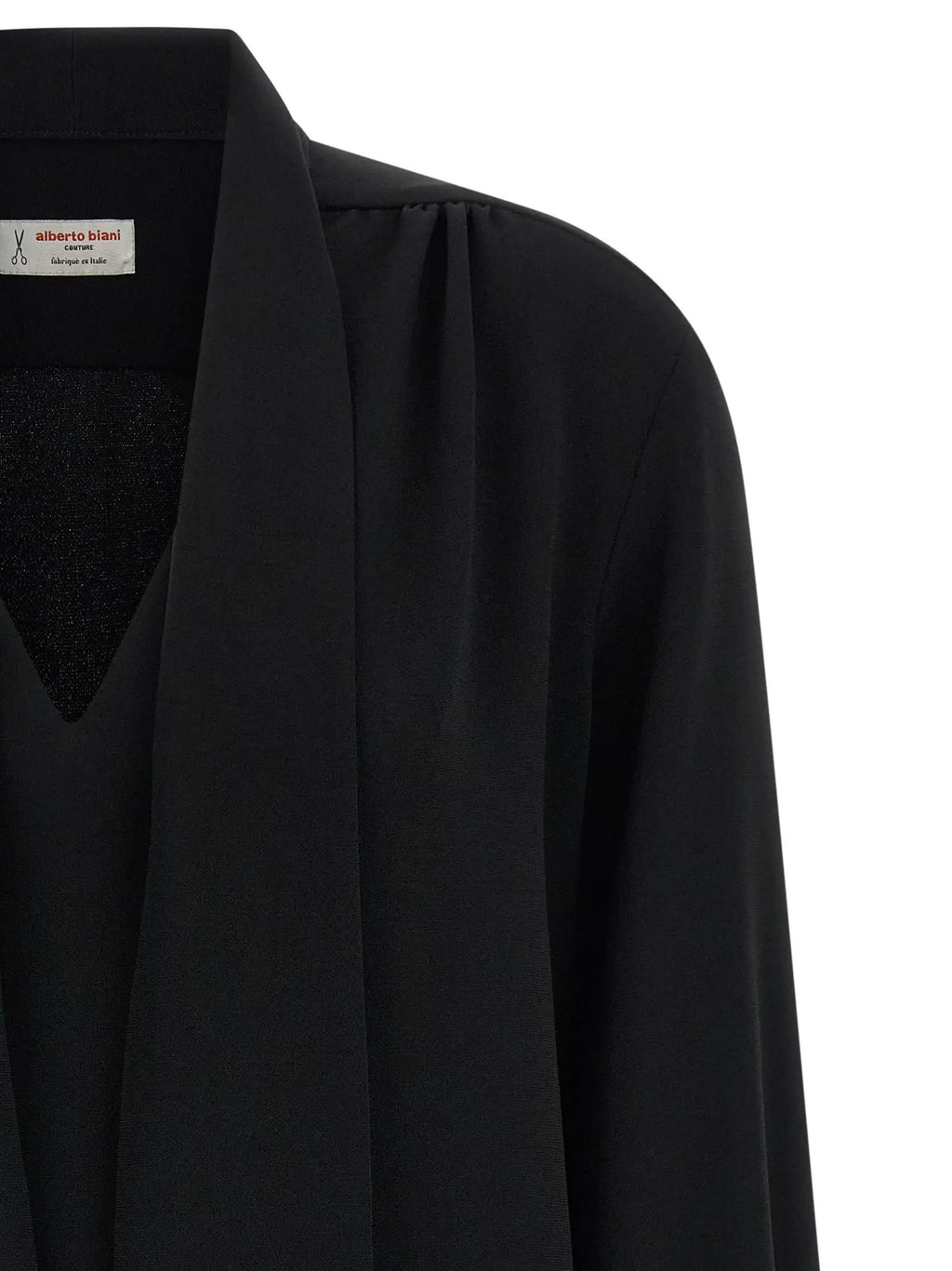 Alberto Biani Alberto Biani Black Triacetate Blouse
