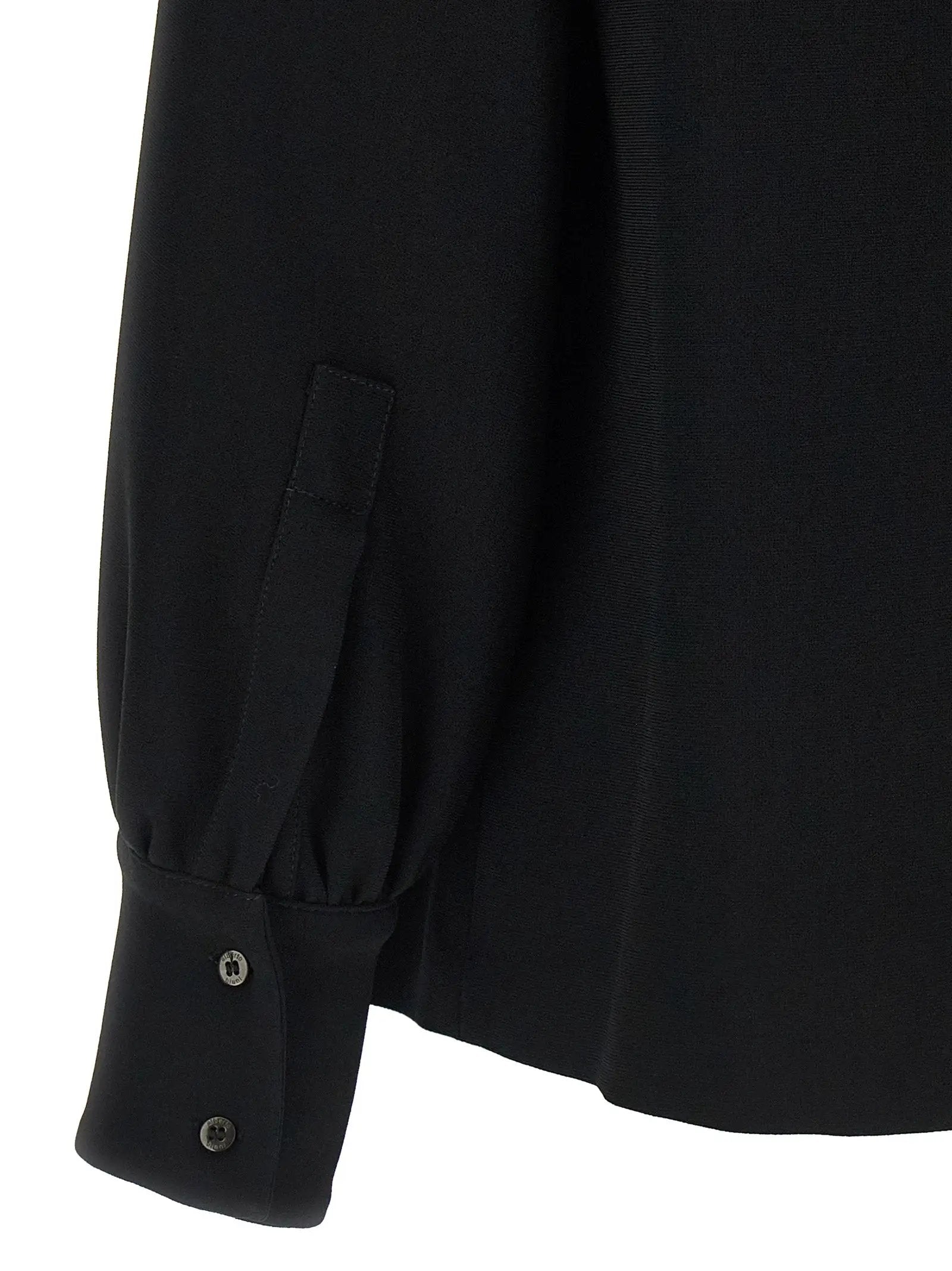 Alberto Biani Alberto Biani Black Triacetate Blouse