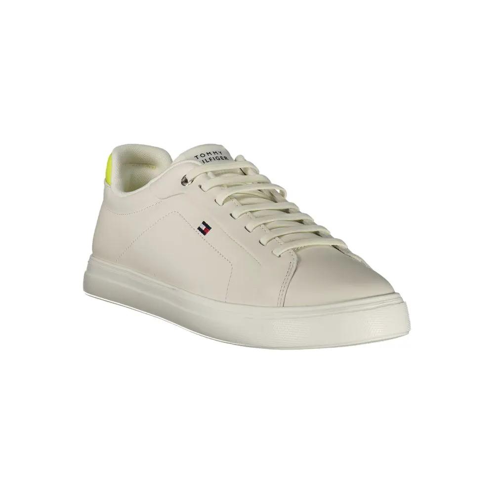 Tommy Hilfiger Bianco Poliuretano Uomo Sneaker