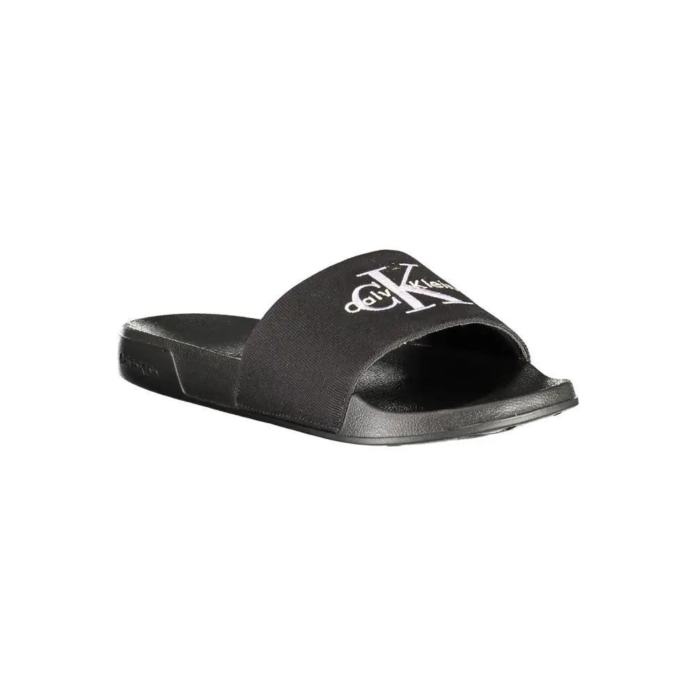 Calvin Klein Nero Polyurethane Women Ciabatta
