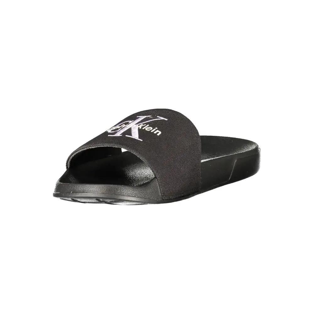 Calvin Klein Nero Polyurethane Women Ciabatta