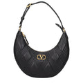 Valentino Garavani Black Leather Shoulder Bag