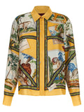 Gucci Gucci Multicolor Silk Blouse